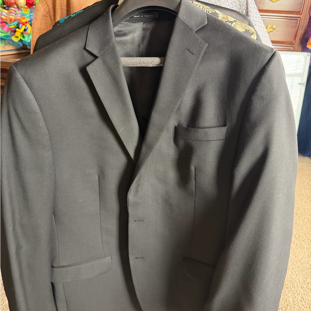 Calvin Klein Collection Men's Black Tailored Sport Coat
